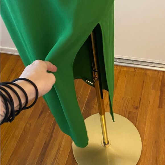 Reformation Lore Strapless Midi Dress in Green Size 4 - Picture 5 of 15